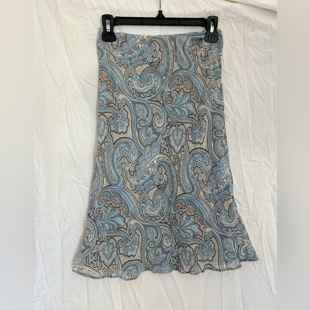 Vintage 90’s Lily maxi skirt blue size small